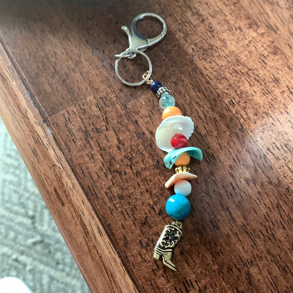 Home made boho Keychain
